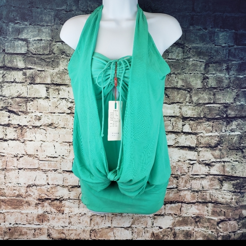 NWT Green One Piece Swim Suit